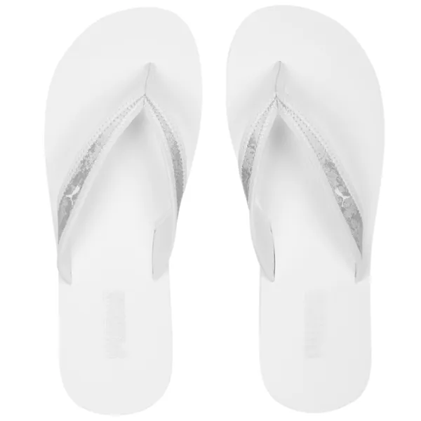 Șlapi pentru femei Puma Sandy Flip Space Metallics Matte 37/ White photo 1 Șlapi pentru femei Puma Sandy Flip Space Metallics Matte 37/ White photo 1