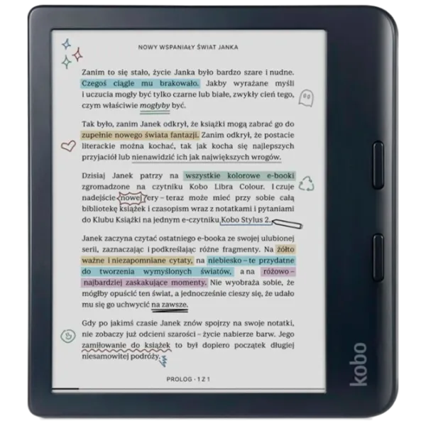 Carte electronică Kobo Libra Colour 7"/ E-Ink Kaleido 3/ 16 GB/ Black photo 1
