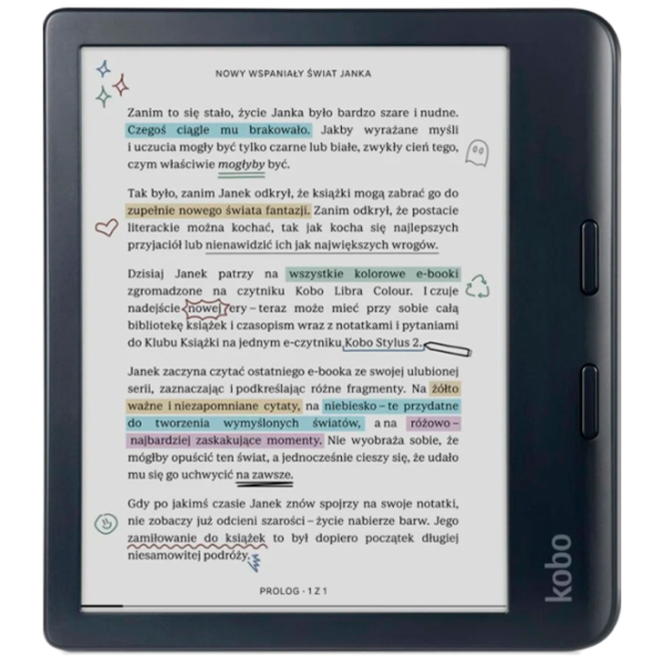 Carte electronică Kobo Libra Colour 7"/ E-Ink Kaleido 3/ 16 GB/ Black photo 1
