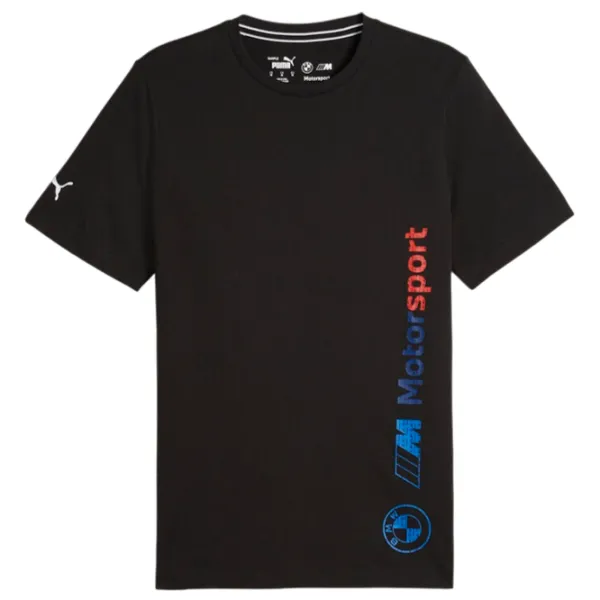 Футболка для мужчин Puma Bmw Mms Logo Tee + 100% хлопок/ Черный photo 1