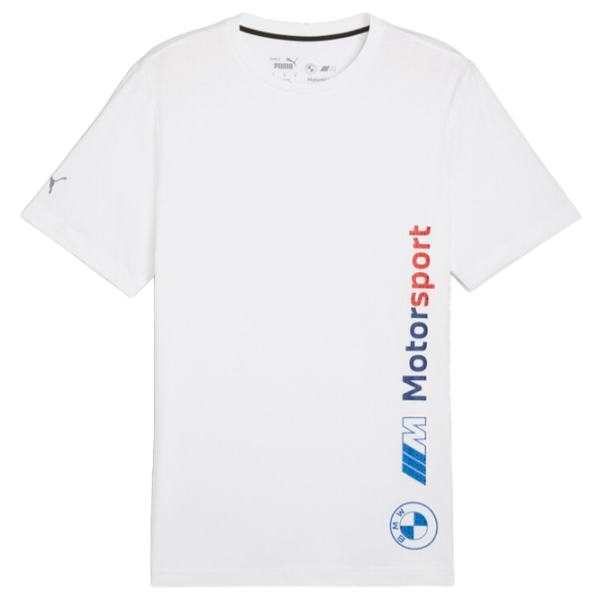 Tricou pentru bărbați Puma Bmw Mms Logo Tee + 100% bumbac/ White photo 1 Tricou pentru bărbați Puma Bmw Mms Logo Tee + 100% bumbac/ White photo 1