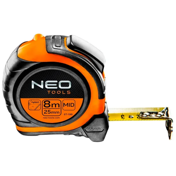Ruletă NEO Tools 52023 8 m/ Black photo 1