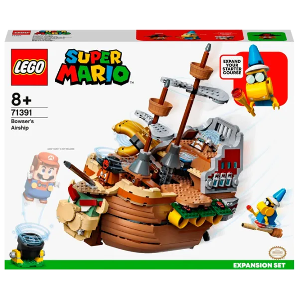 Constructor LEGO Bowser’s Airship Figuri/ Multicolor photo 1 Constructor LEGO Bowser’s Airship Figuri/ Multicolor photo 1