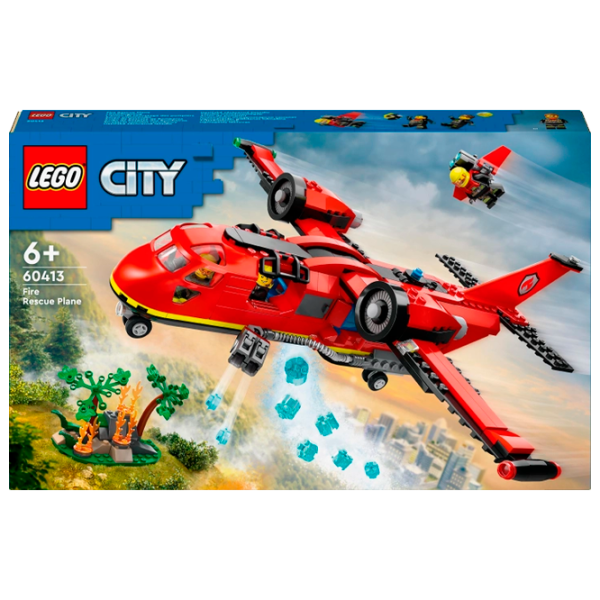 Constructor LEGO Fire Rescue Plane Figuri/ Multicolor photo 1