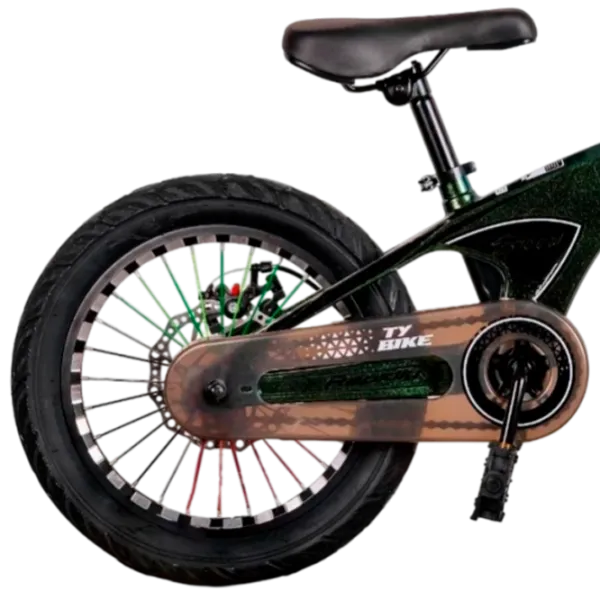 Велосипед TyBike BK-08 20" 20" Магниевый сплав/ Green Черный photo 6 Велосипед TyBike BK-08 20" 20" Магниевый сплав/ Green Черный photo 6