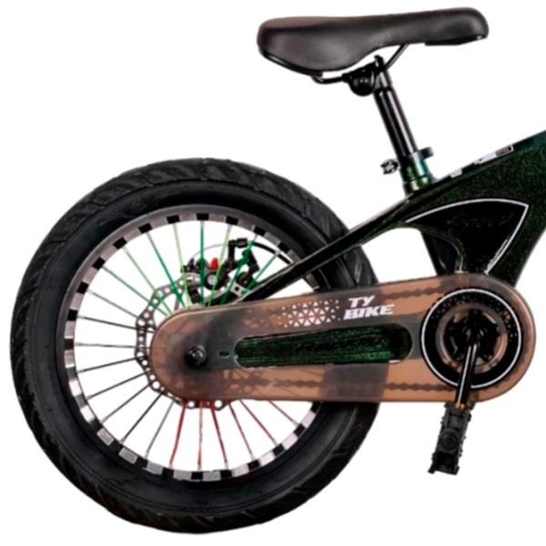 Велосипед TyBike BK-08 20" 20" Магниевый сплав/ Green Черный photo 6 Велосипед TyBike BK-08 20" 20" Магниевый сплав/ Green Черный photo 6
