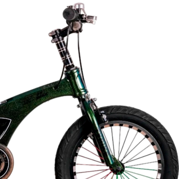 Велосипед TyBike BK-08 20" 20" Магниевый сплав/ Green Черный photo 8 Велосипед TyBike BK-08 20" 20" Магниевый сплав/ Green Черный photo 8
