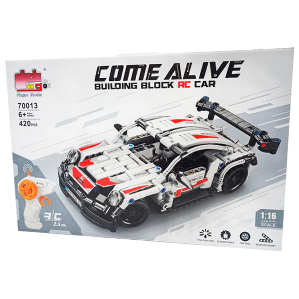 Конструктор с радиоуправлением Pingao Porsche Автомобиль/ Белый photo 1