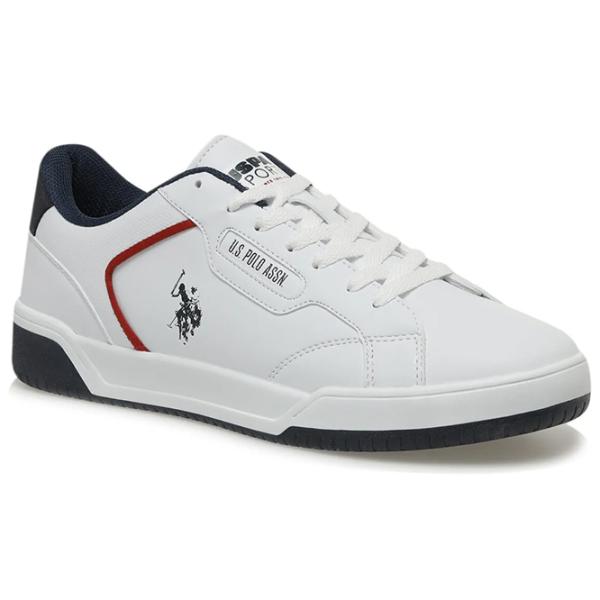 Кеды для мужчин U.S. Polo Assn. Planck 3PR 40 / Белый photo 1 Кеды для мужчин U.S. Polo Assn. Planck 3PR 40 / Белый photo 1