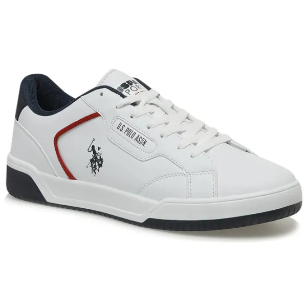 Ghete pentru bărbați U.S. Polo Assn. Planck 3PR 42 / White photo 1