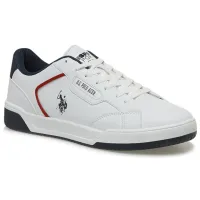 Ghete pentru bărbați U.S. Polo Assn. Planck 3PR 45 / White
