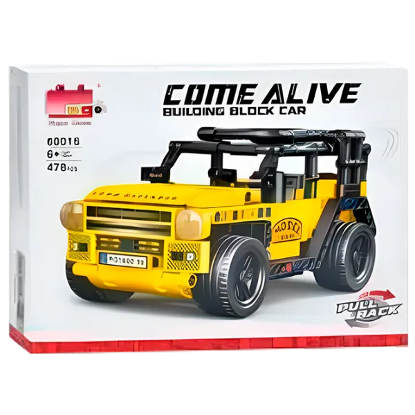 Constructor cu telecomandă Pingao Land Rover Defender Mașină/ Yellow photo 1