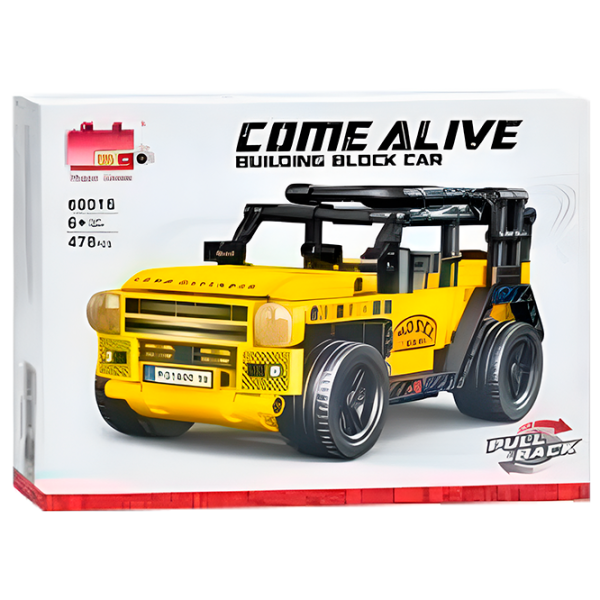 Constructor cu telecomandă Pingao Land Rover Defender Mașină/ Yellow photo 1