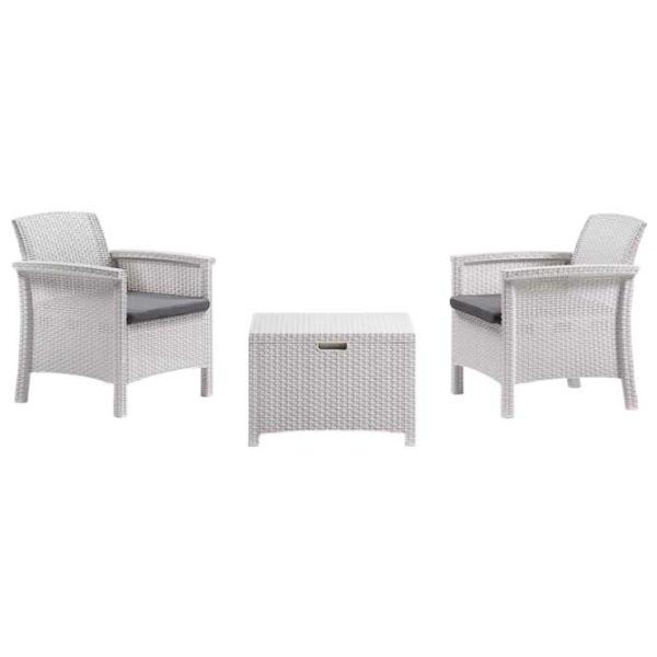 Set mobilă terasă Bica Venezia Terrace Aluminiu/ Polipropilenă/ Rattan artificial/ Graphite photo 1 Set mobilă terasă Bica Venezia Terrace Aluminiu/ Polipropilenă/ Rattan artificial/ Graphite photo 1