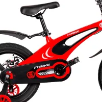 Велосипед TyBike BK-2 14" 14" Магниевый сплав / Красный Черный photo 4