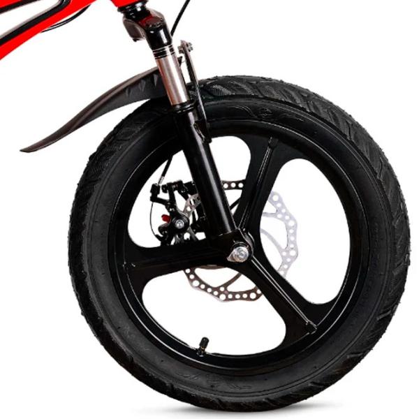 Bicicletă TyBike BK-2 14" 14" Aliaj de magneziu / Red Black photo 10 Bicicletă TyBike BK-2 14" 14" Aliaj de magneziu / Red Black photo 10