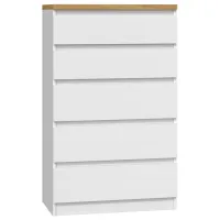 Comodă TopEshop Malwa M5 B22 113 x 70 x 40/ LPAL/ Alb