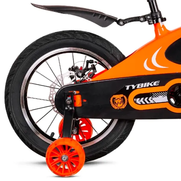 Bicicletă TyBike BK-1 Spoke 16" 16" Aliaj de magneziu / Orange Black photo 6 Bicicletă TyBike BK-1 Spoke 16" 16" Aliaj de magneziu / Orange Black photo 6