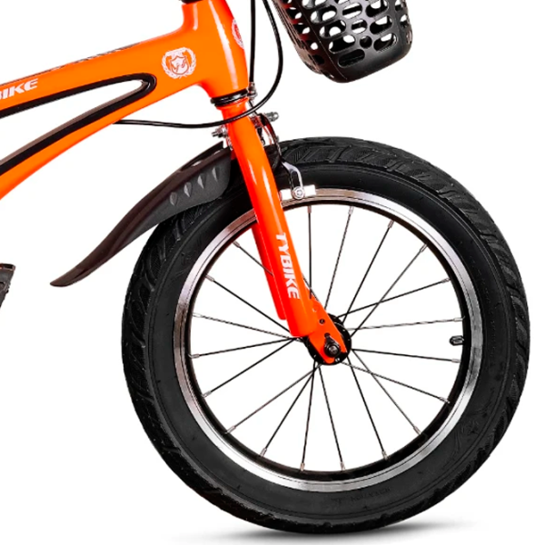 Bicicletă TyBike BK-1 Spoke 16" 16" Aliaj de magneziu / Orange Black photo 9 Bicicletă TyBike BK-1 Spoke 16" 16" Aliaj de magneziu / Orange Black photo 9