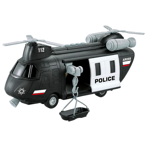 Вертолёт Wenyi Police WY640B Белый Черный photo 1 Вертолёт Wenyi Police WY640B Белый Черный photo 1
