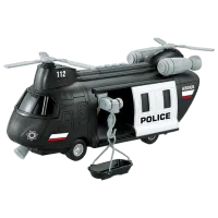 Elicopter Wenyi Police WY640B White Black