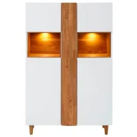 Comodă Home Affaire Premium Jonte 130 x 90 x 38/ MDF/ Alb