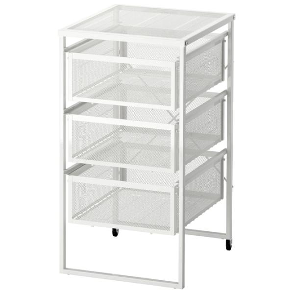 Comodă Ikea Lennart 56 x 30 x 34/ Plastic/ Alb photo 1
