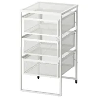 Comodă Ikea Lennart 56 x 30 x 34/ Plastic/ Alb