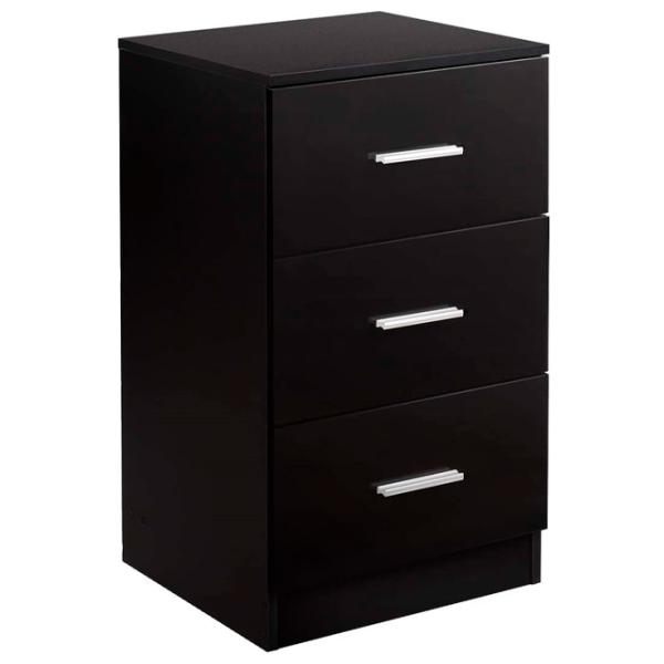 Комод Costway HW64165BK 66.7см x 37см x 34см/ МДФ/ Черный photo 1 Комод Costway HW64165BK 66.7см x 37см x 34см/ МДФ/ Черный photo 1