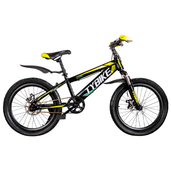 Велосипед TyBike BK-10 20" 20" Сталь / Желтый Черный photo 1