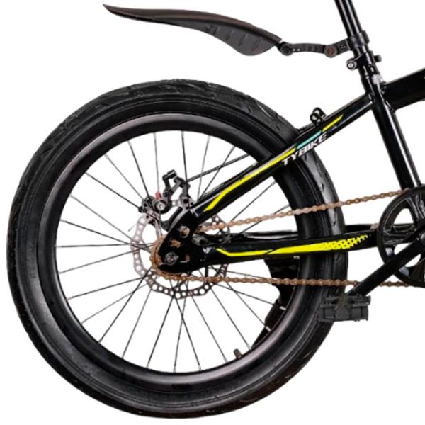 Велосипед TyBike BK-10 20" 20" Сталь / Желтый Черный photo 6