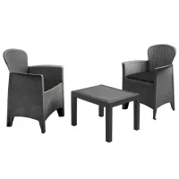 Set mobilă terasă ProGarden Akita Plastic/ Plastic/ Plastic/ Gray