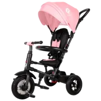 Трицикл Qplay Rito Rubber 20 кг/ Розовый