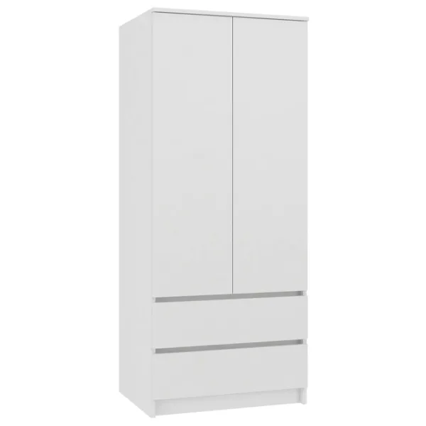 Шкаф TopEshop Malwa SS-90 90 x 50см x 180 / ЛДСП / Белый photo 1 Шкаф TopEshop Malwa SS-90 90 x 50см x 180 / ЛДСП / Белый photo 1