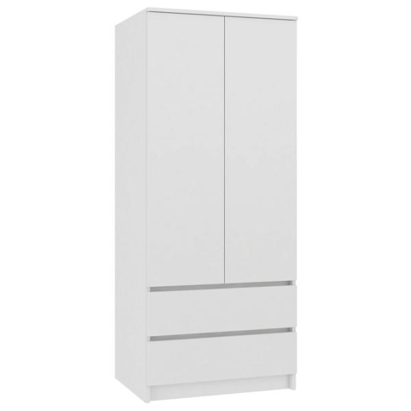 Шкаф TopEshop Malwa SS-90 90 x 50см x 180 / ЛДСП / Белый photo 1 Шкаф TopEshop Malwa SS-90 90 x 50см x 180 / ЛДСП / Белый photo 1