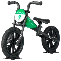 Беговел Qplay Feduro 12" 12" Металл/ Зелёный Черный