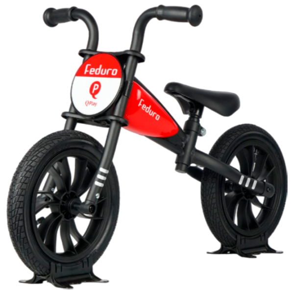 Bicicletă fără pedale Qplay Feduro 12" 12" Metal/ Red Black photo 1 Bicicletă fără pedale Qplay Feduro 12" 12" Metal/ Red Black photo 1