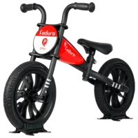 Беговел Qplay Feduro 12" 12" Металл/ Красный Черный