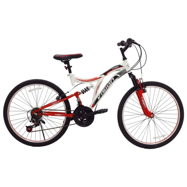Bicicletă Belderia Vision Kings 24" 24" Aluminiu/ White Red photo 1 Bicicletă Belderia Vision Kings 24" 24" Aluminiu/ White Red photo 1