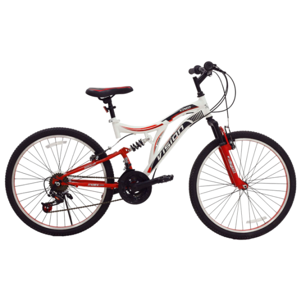 Bicicletă Belderia Vision Kings 24" 24" Aluminiu/ White Red photo 1 Bicicletă Belderia Vision Kings 24" 24" Aluminiu/ White Red photo 1