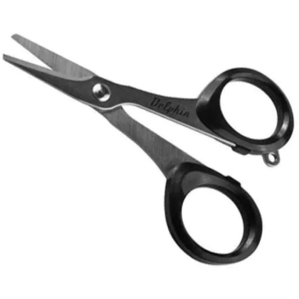 Foarfece Delphin BRAID SCISSORS Oțel inoxidabil/ Silver photo 1