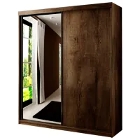 Шкаф Prime Furniture Top 23 150 x 62см x 200 / ЛДСП / Черный Ясень