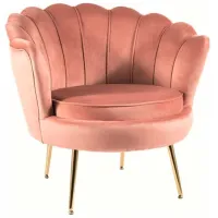 Fotoliu Signal Camellia 1 Bluvel 52 Gold Pink