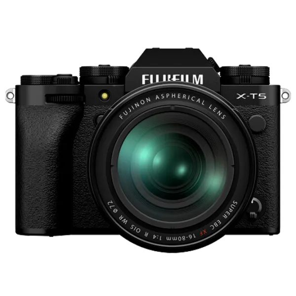 Фотоаппарат FujiFilm X-T5 XF16-80mmF4 R OIS WR CMOS/ Черный photo 1 Фотоаппарат FujiFilm X-T5 XF16-80mmF4 R OIS WR CMOS/ Черный photo 1
