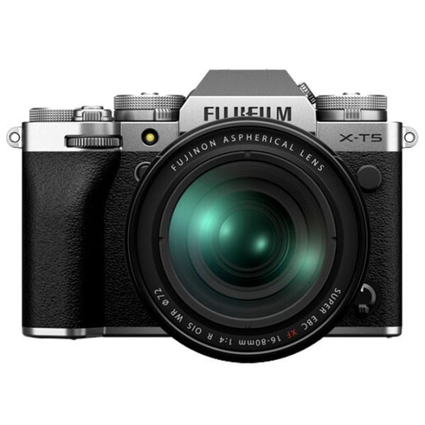 Фотоаппарат FujiFilm X-T5 XF16-80mmF4 R OIS WR CMOS/ Серебристый photo 1 Фотоаппарат FujiFilm X-T5 XF16-80mmF4 R OIS WR CMOS/ Серебристый photo 1