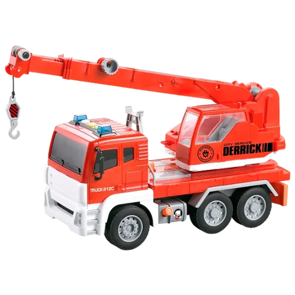 Грузовик Wenyi WY812C Белый Красный photo 1