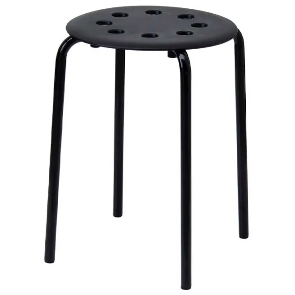 Taburetă Ikea Marius Black photo 1