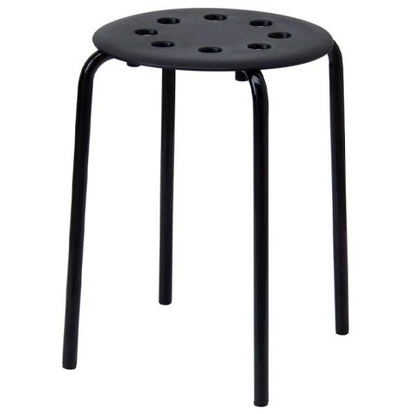 Taburetă Ikea Marius Black photo 1
