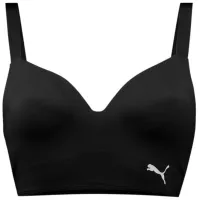 Купальный бюстгальтер для женщин Puma Swim Women Padded Longline Top 1P L/ Черный