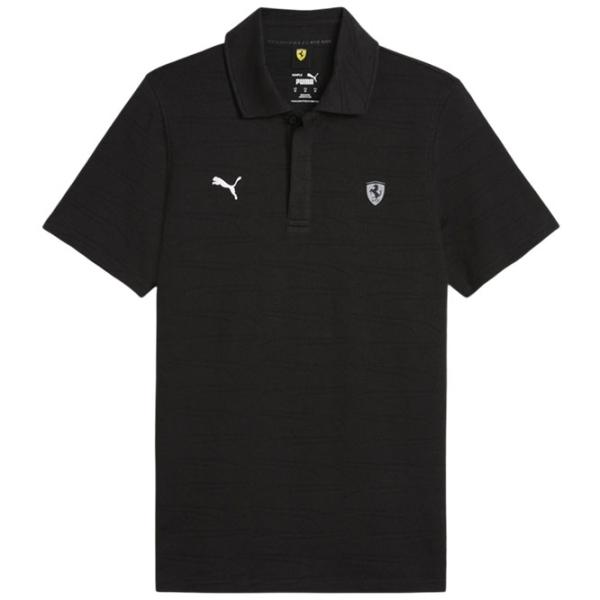 Футболка поло для мужчин Puma Ferrari Style Jacquard Черный photo 1